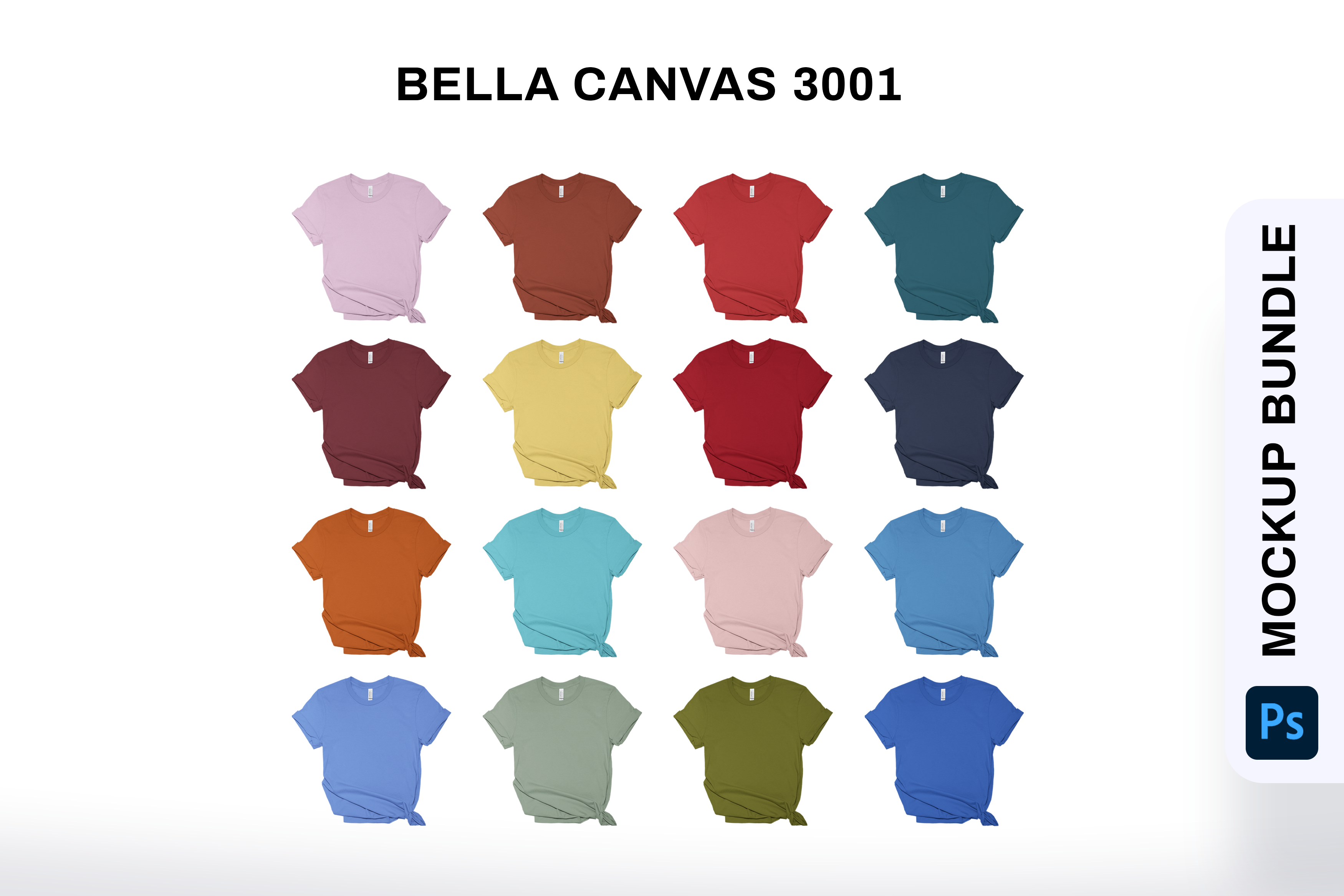 BELLA CANVAS 3001 WOMEN MOCKUP Custom