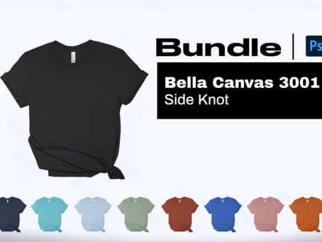 Bella Canvas Mockup Bundle Shirts Download 3001