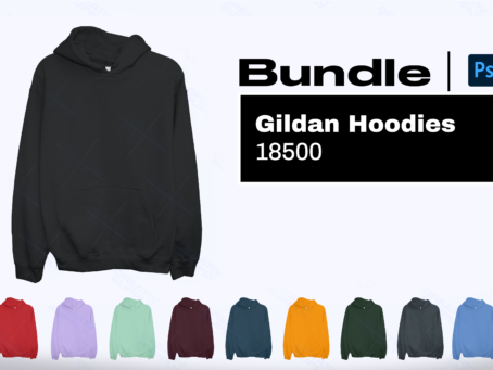Gildan Hoodie Mockups Bundle 18500 Download