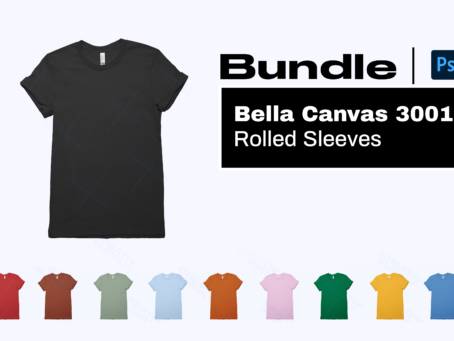 Bella 3001 shirts Mockups Bundle Download
