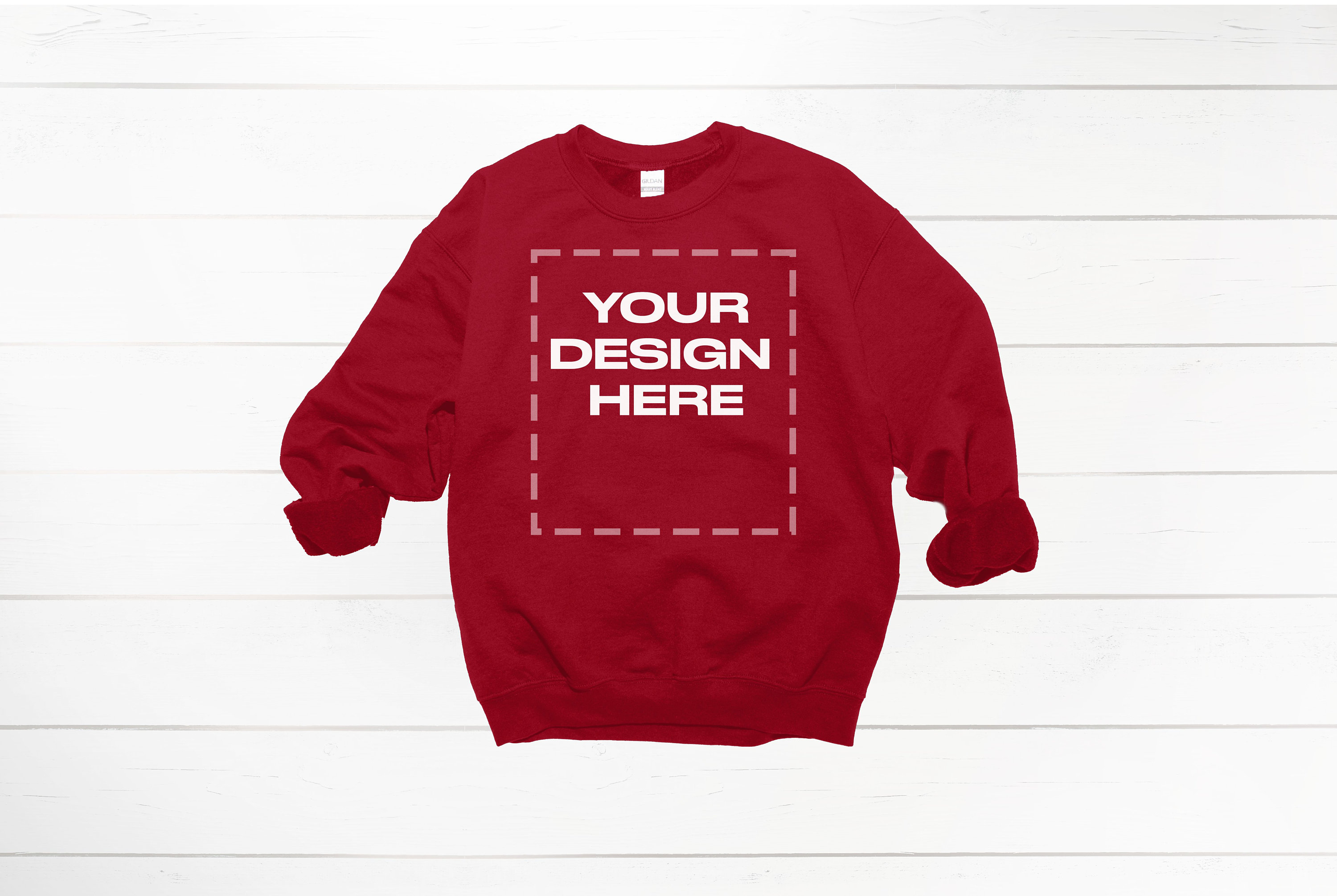 Cardinal Crewneck mockup Gildan mock up Gildan crewneck Download