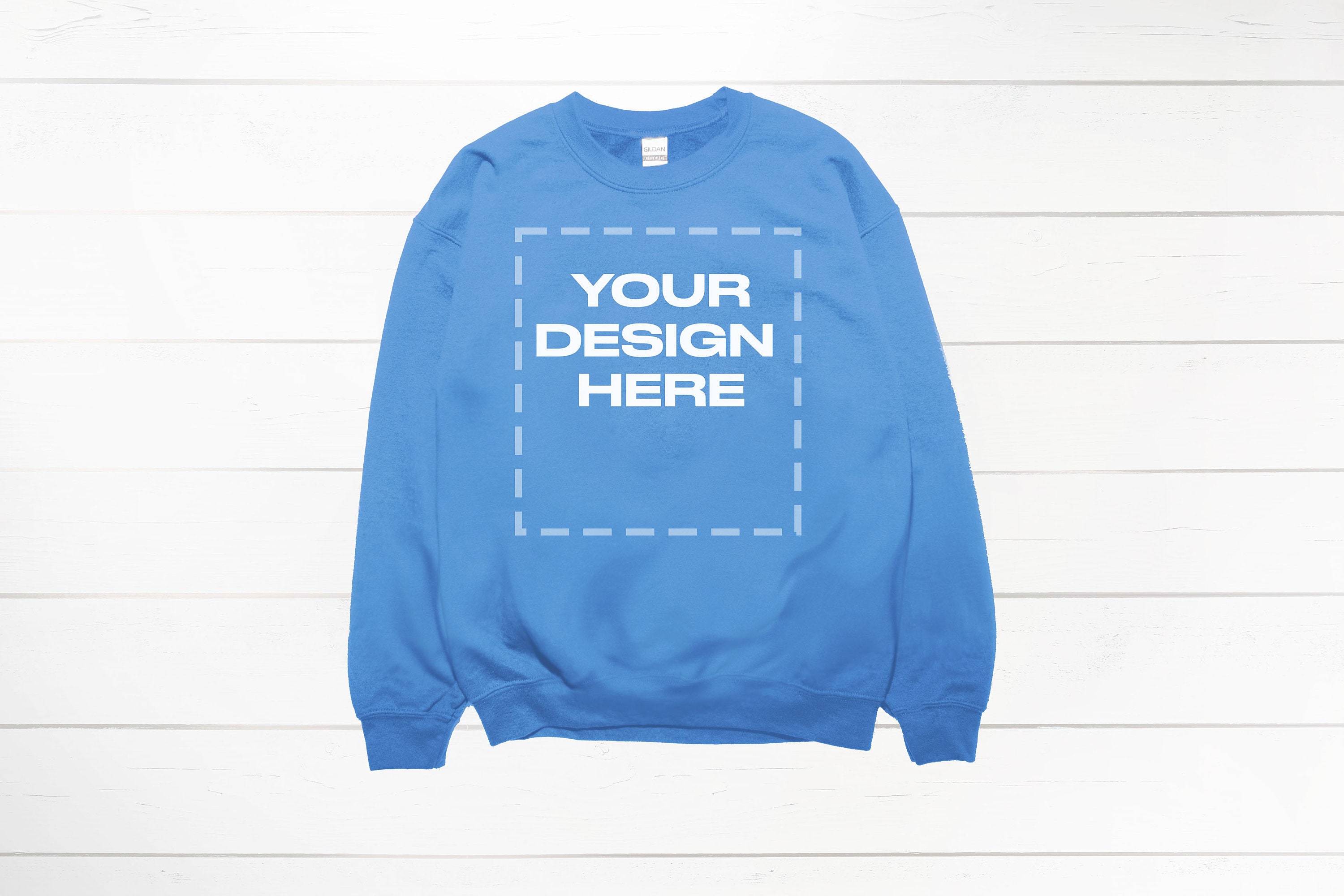 Carolina Sweatshirt Mockup Carolina Crewneck Mockup Gildan 18000 Download