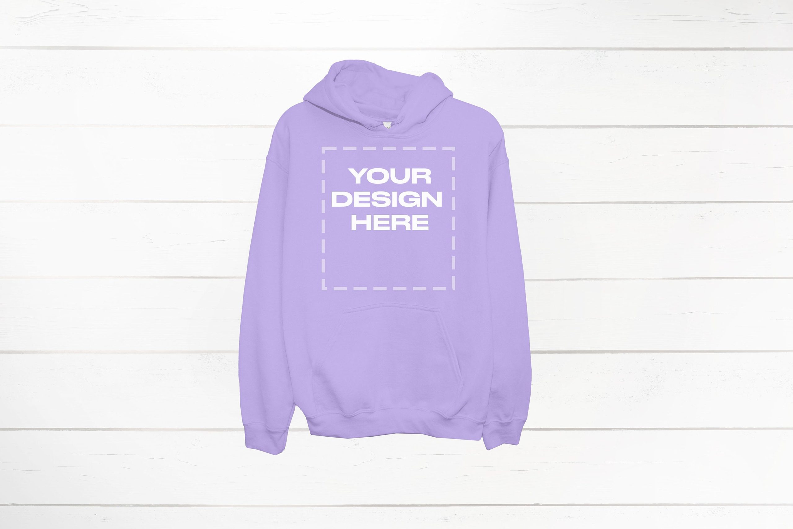 Orchid Hoodie Mockup Gildan 18500 front Gildan Hooded Download