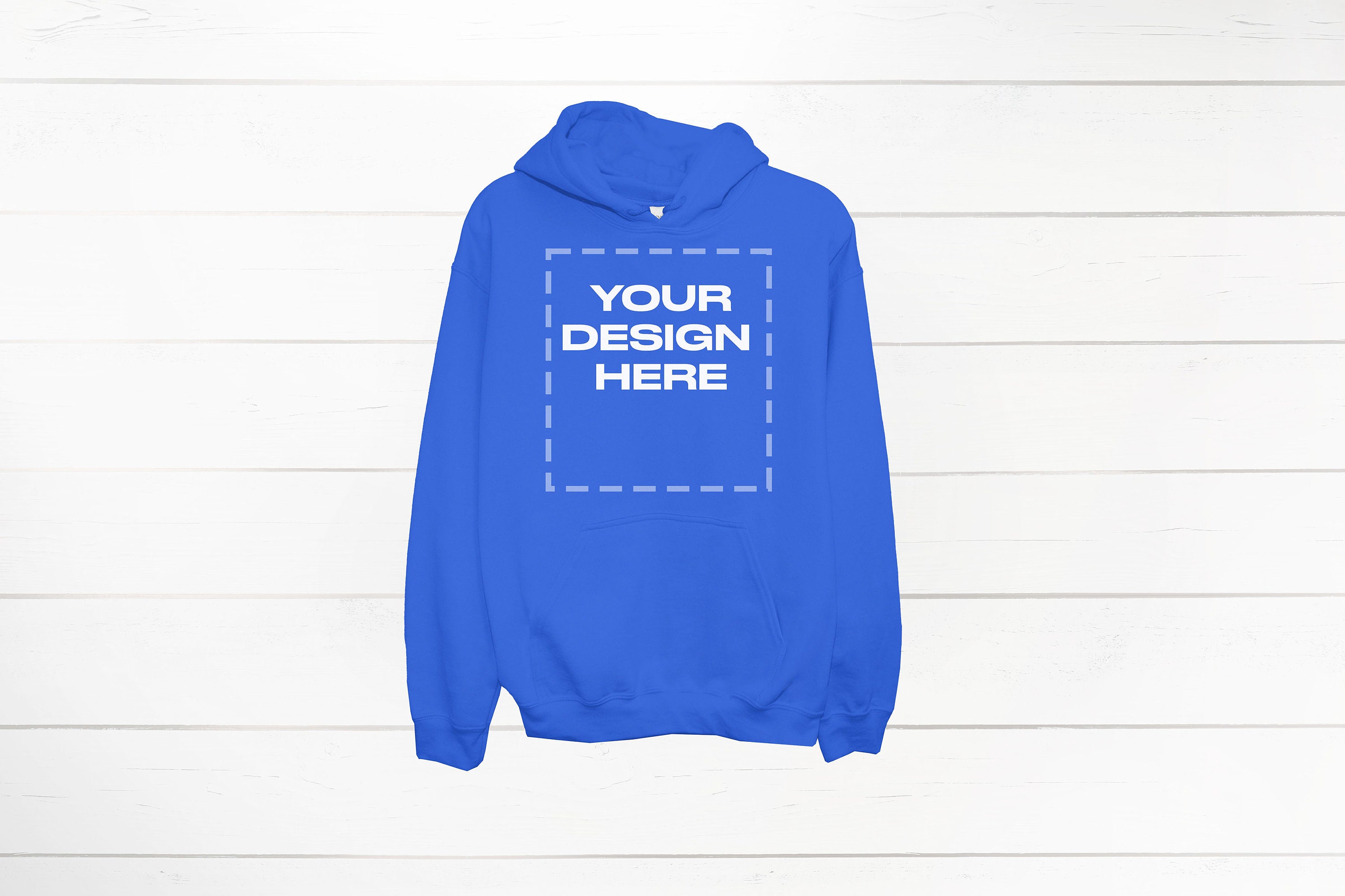 Royal Hoodie Mockup Gildan 18500 front Gildan Hooded Download