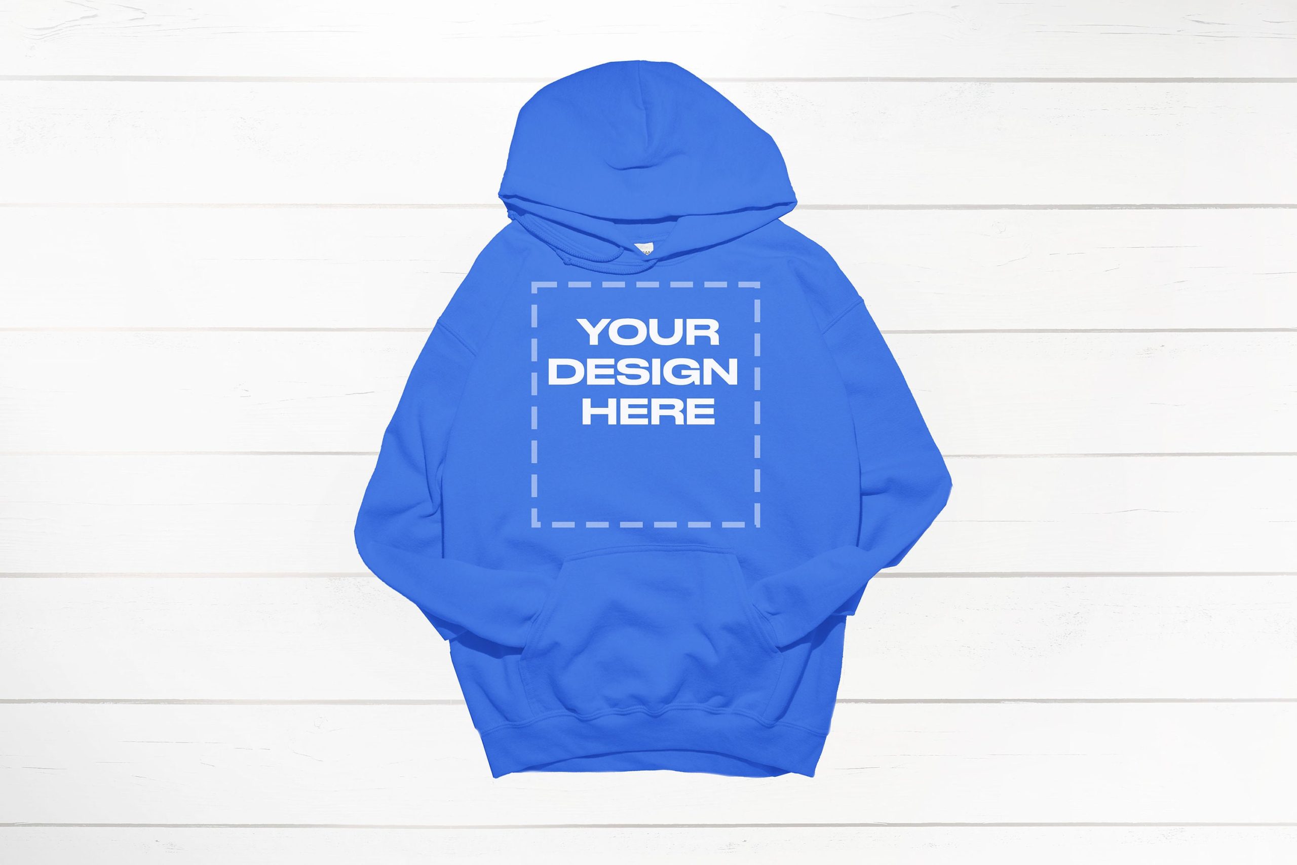 Royal Gildan hoodie mockup 18500 flat front Gildan Download