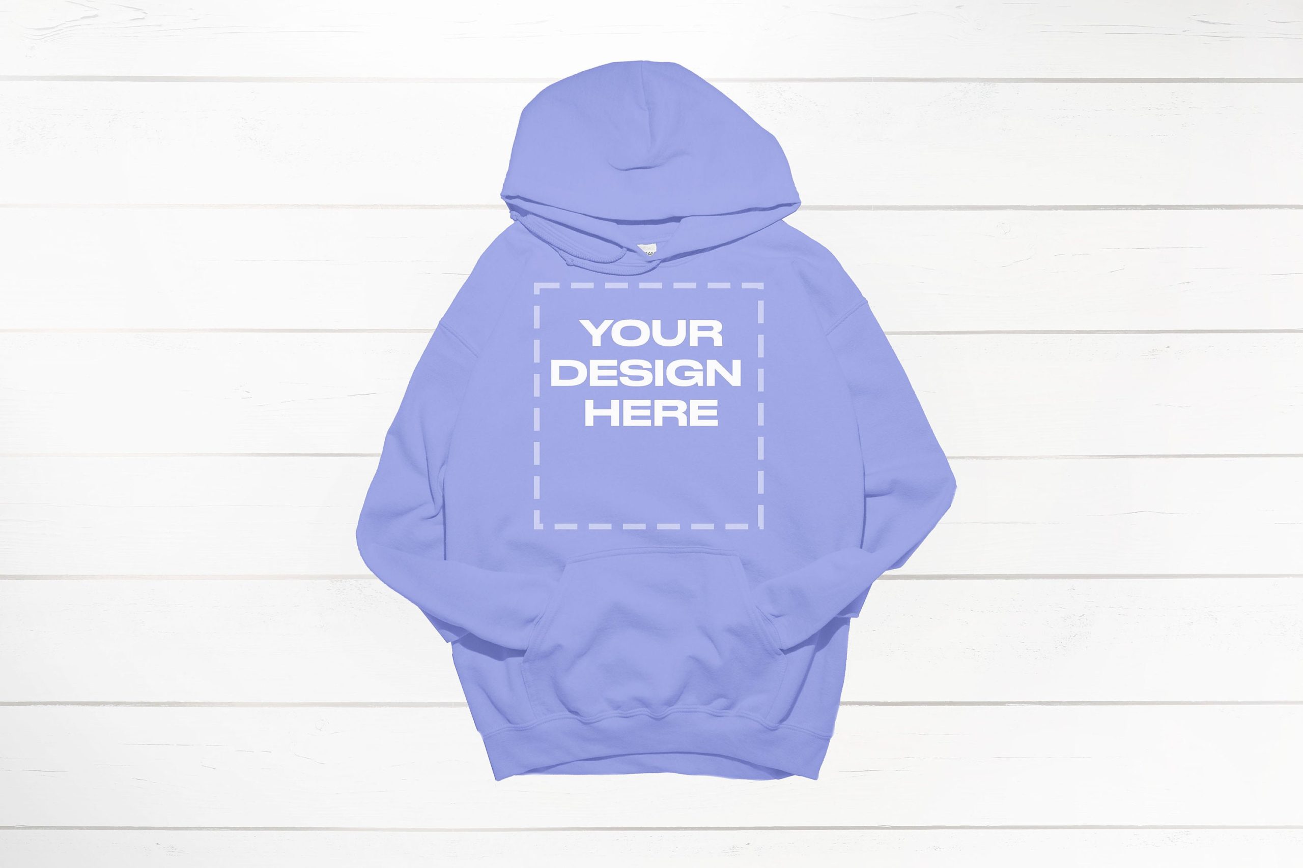 Violet Gildan hoodie mockup 18500 flat front Gildan Download