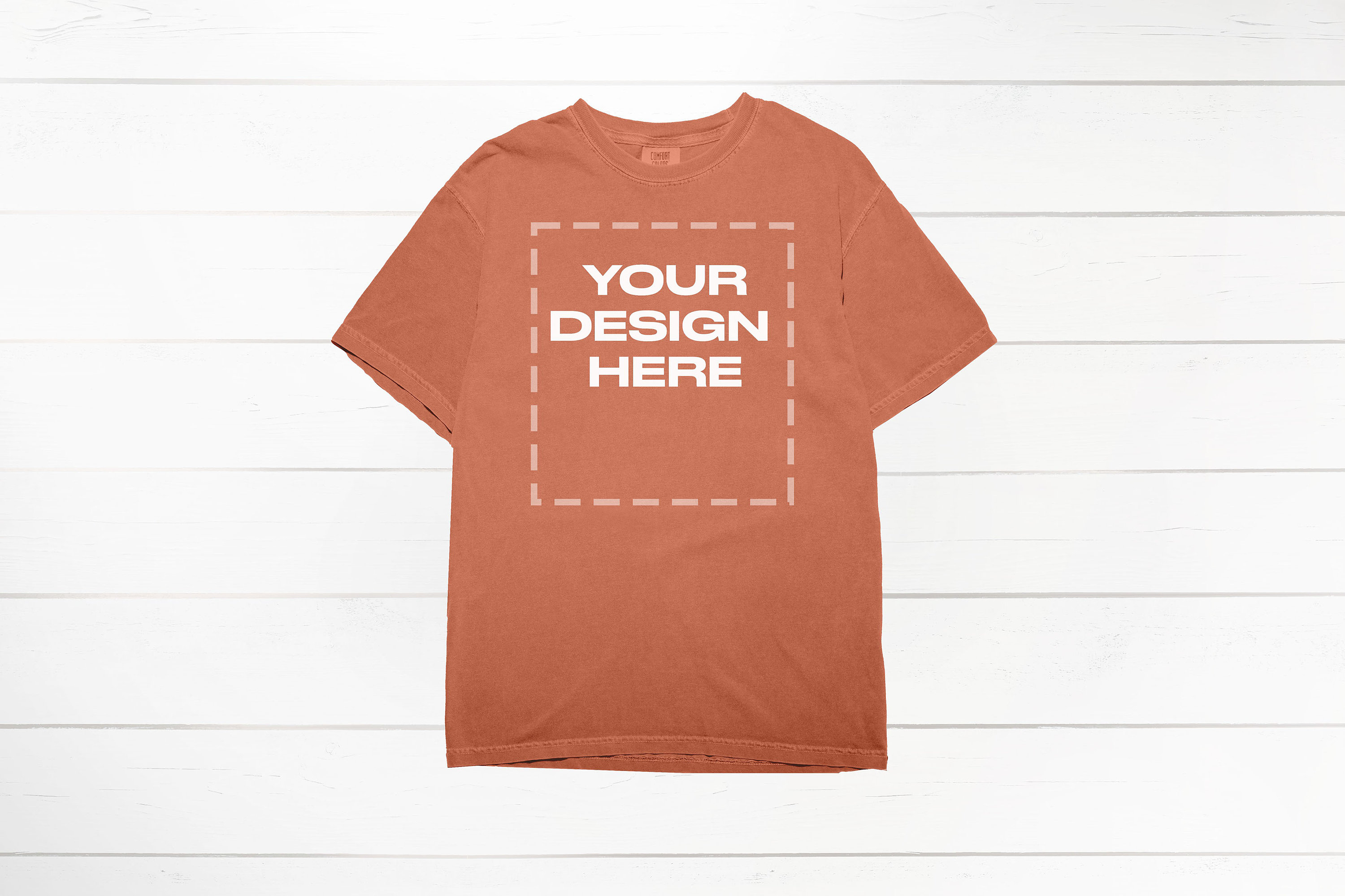 Yam Comfort Colors 1717 mockup shirt Mock up Download