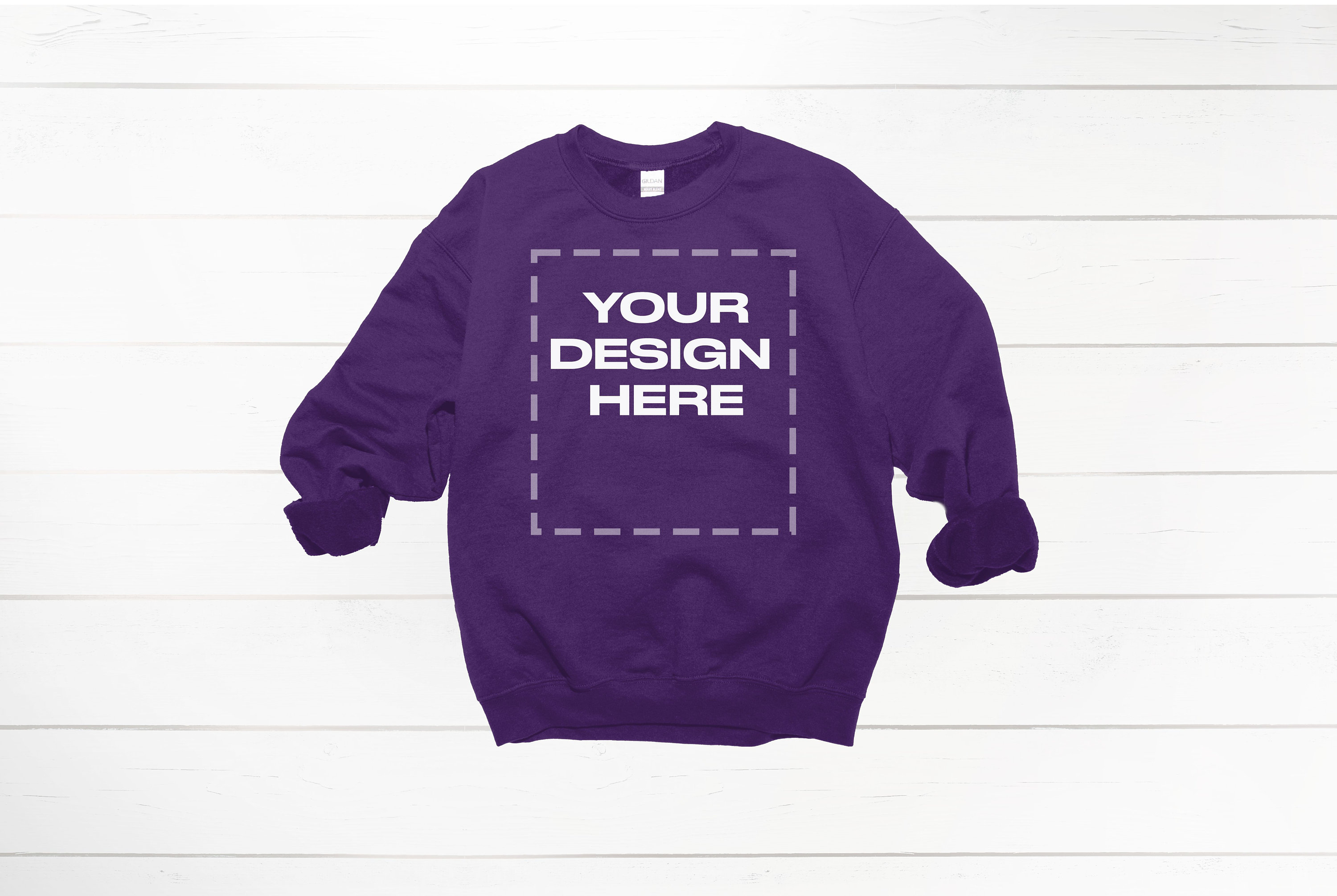 Purple Crewneck mockup Gildan mock up Gildan crewneck Download