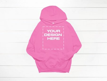 Azela Gildan hoodie mockup 18500 flat front Gildan Download