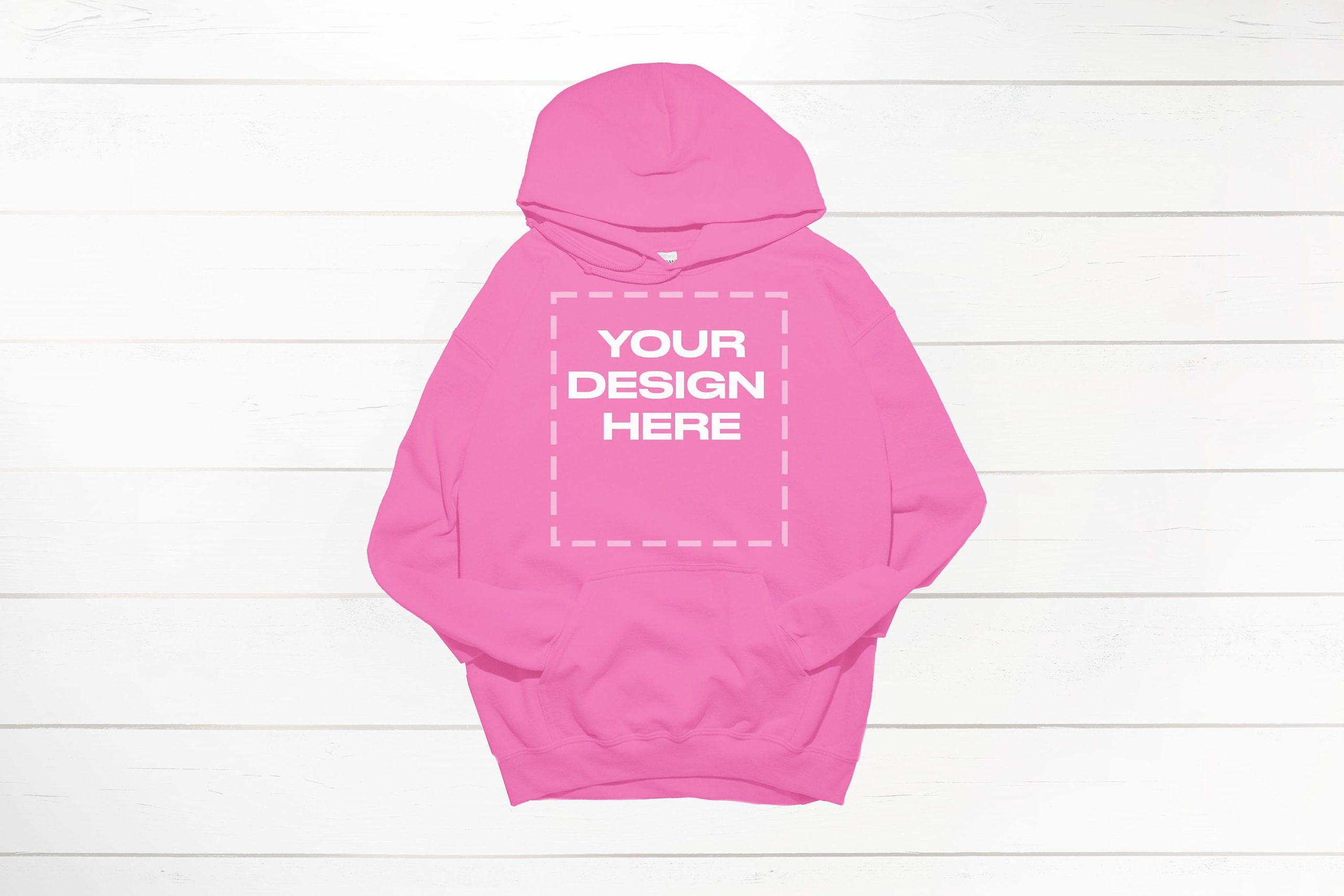 Azela Gildan hoodie mockup 18500 flat front Gildan Download