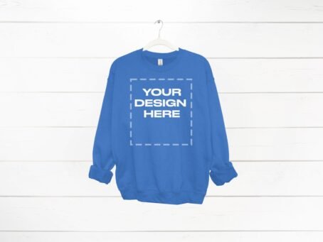 Carolina Sweatshirt mockup women Gildan 18000 mock up Download