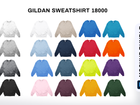 Gildan Sweatshirt Mockups Bundle 18000 Download